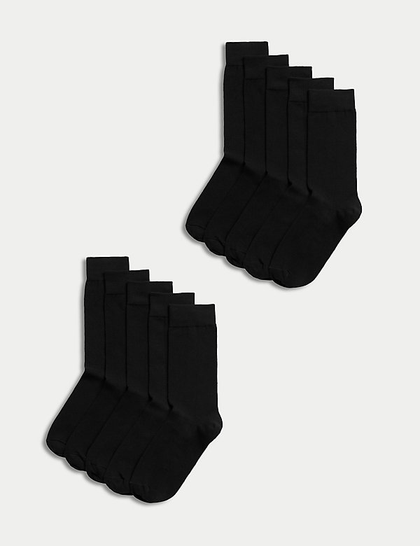 10pk Cool & Fresh™ Cotton Rich Socks - EE