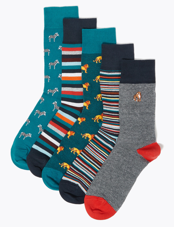 5 Pack Cool & Fresh™ Assorted Socks