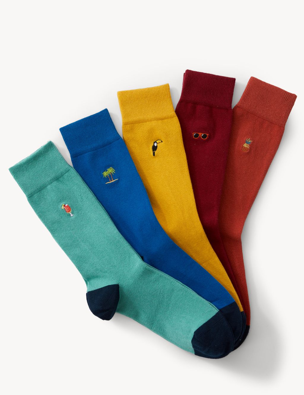 5pk Cool & Fresh™ Holiday Cotton Rich Socks