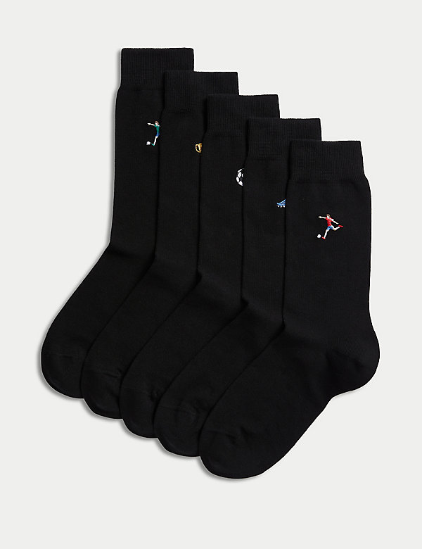 5pk Cool & Fresh™ Cotton Rich Socks - IL