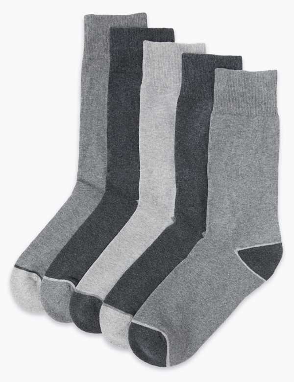 5 Pack Cool & Fresh™ Cushioned Socks