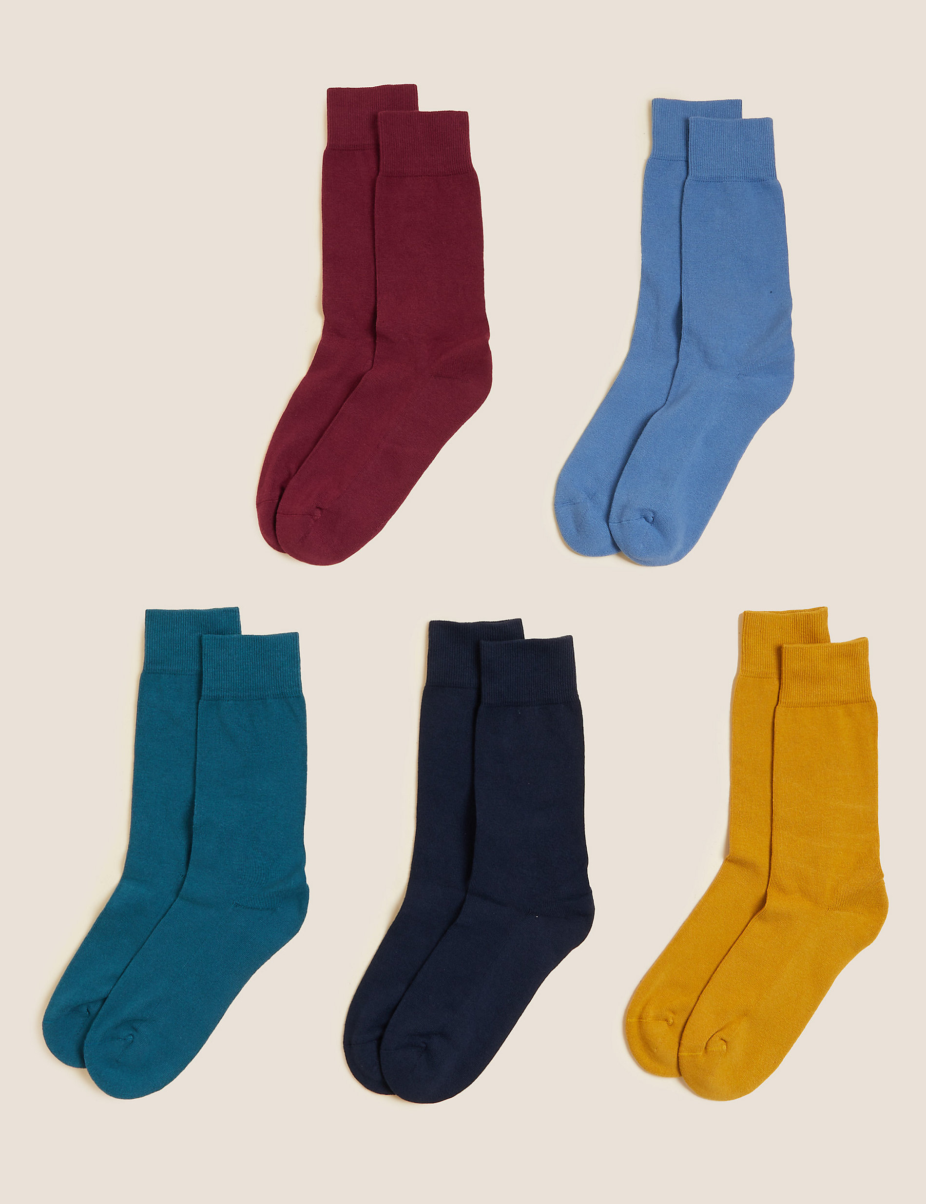 5pk Cool & Fresh™ Assorted Cushioned Socks
