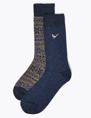 Cool & Fresh&trade;&nbsp;&ndash; Lot de 2&nbsp;paires de chaussettes chauffantes