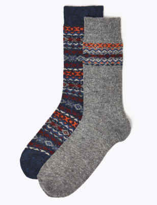 Cool & Fresh&trade;&nbsp;&ndash; Lot de 2&nbsp;paires de chaussettes chauffantes