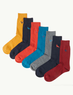 Cool & Fresh&trade;&nbsp;&ndash; Lot de 7&nbsp;paires de chaussettes &agrave; motif brod&eacute;