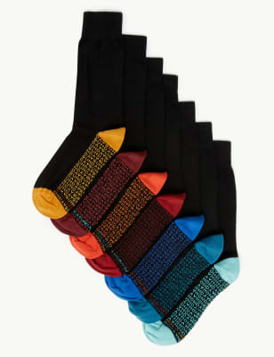 Cool & Freshfeet&trade; &ndash; Lot de 7&nbsp;paires de chaussettes en coton