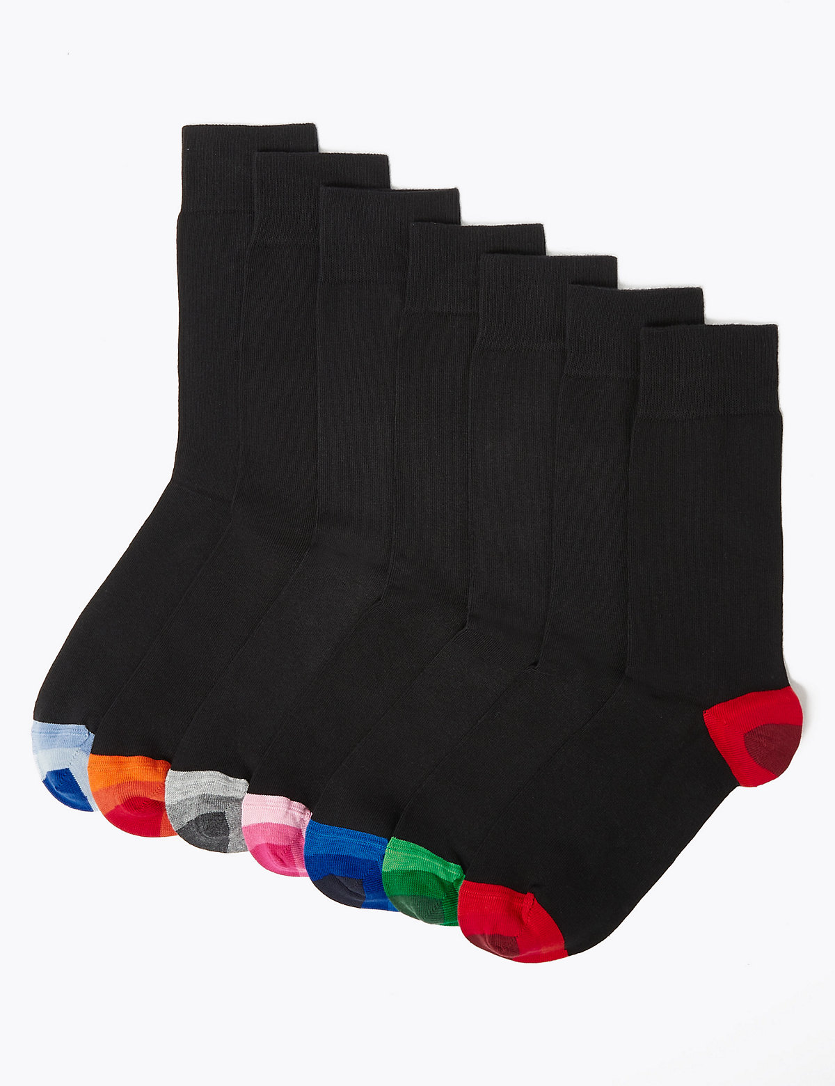 7pk Cool & Fresh™ Striped Socks