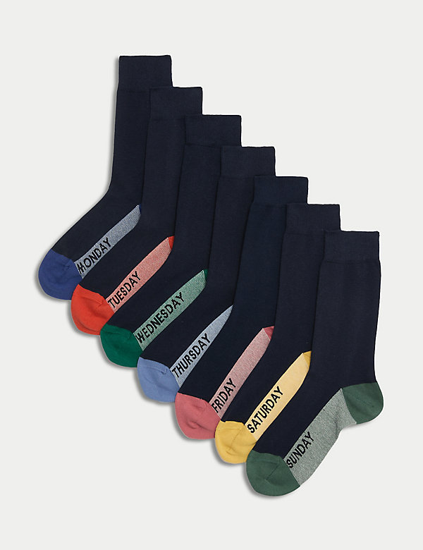 Pack de 7 pares de calcetines Cool & Fresh™ de algodón - ES