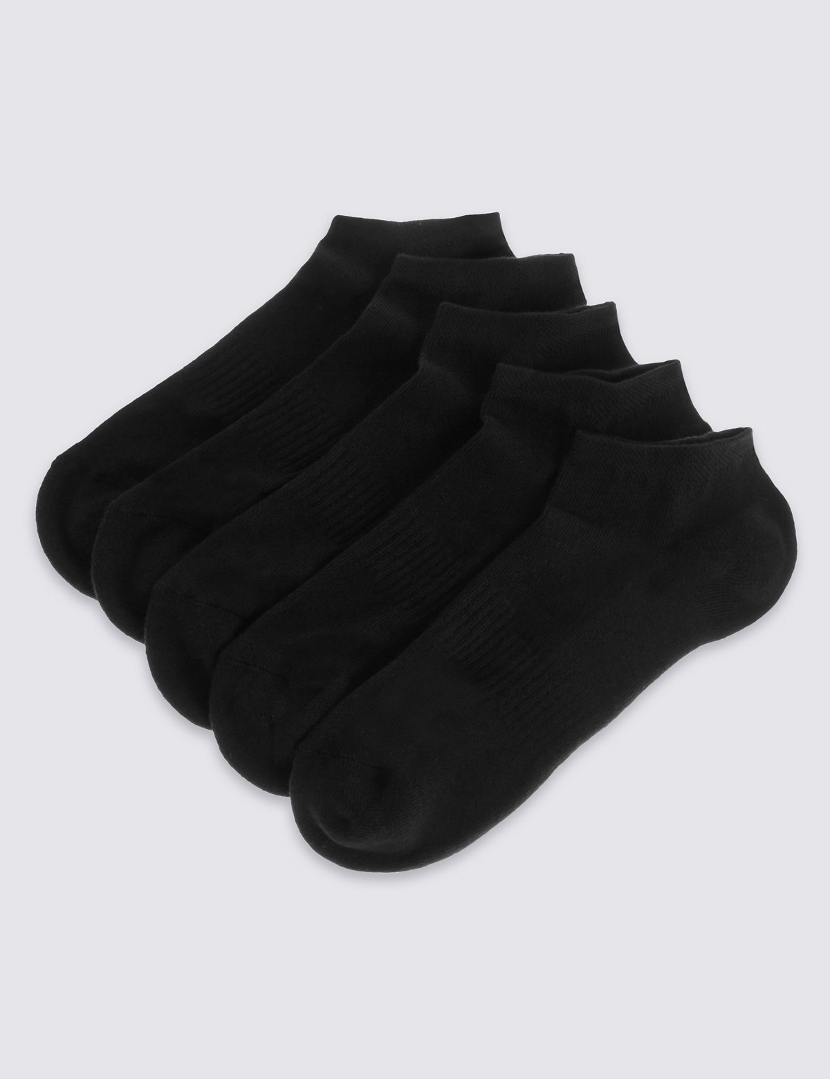 5 Pack Cool & Freshfeet™ Cushioned Socks