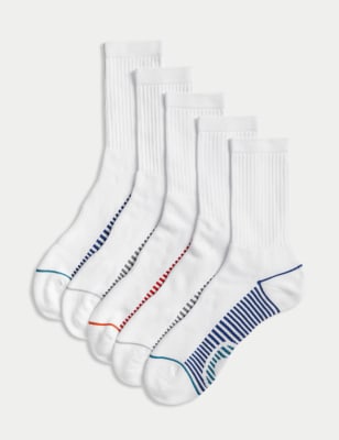 5pk Freshfeet™ Cushioned Sports Socks, Goodmove