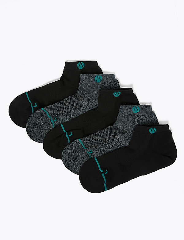 5 Pack Freshfeet™ Trainer Socks - QA