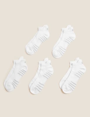 

Mens Goodmove 5pk Freshfeet™ Trainer Liners™ - White, White