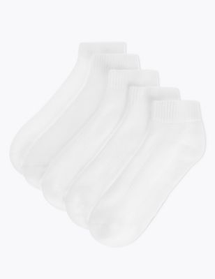 5 Pack Cool & Fresh Quarter Socks | M&S