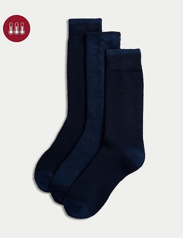3pk Heatgen™ Maximum Warmth Thermal Socks - EE