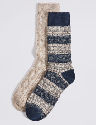 Mens Running Socks| Long & Short Wool & Slipper Socks For Men | M&S