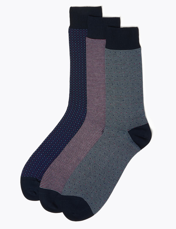 3 Pack Luxury Egyptian Cotton Socks