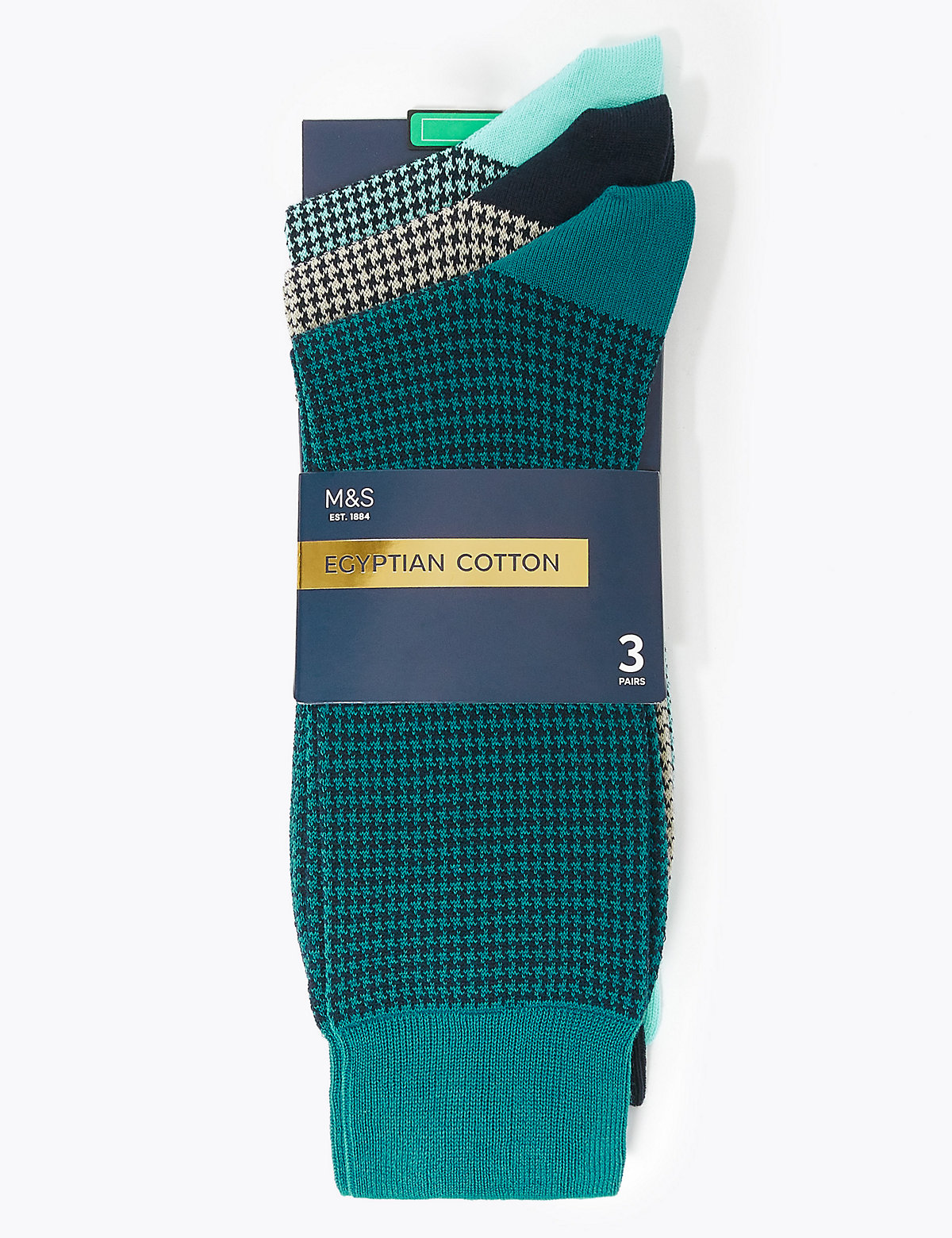 3 Pack Luxury Egyptian Cotton Socks
