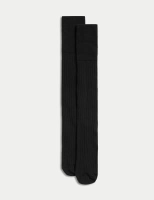 

Mens M&S Collection 2er-Pack lange Lammwollsocken - Black, Black