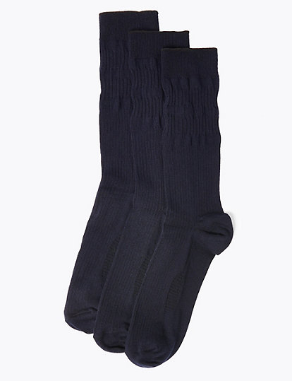 3pk Gentle Grip Cool & Fresh™ Socks