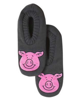 M&S Mens Percy Pig  Slipper Socks