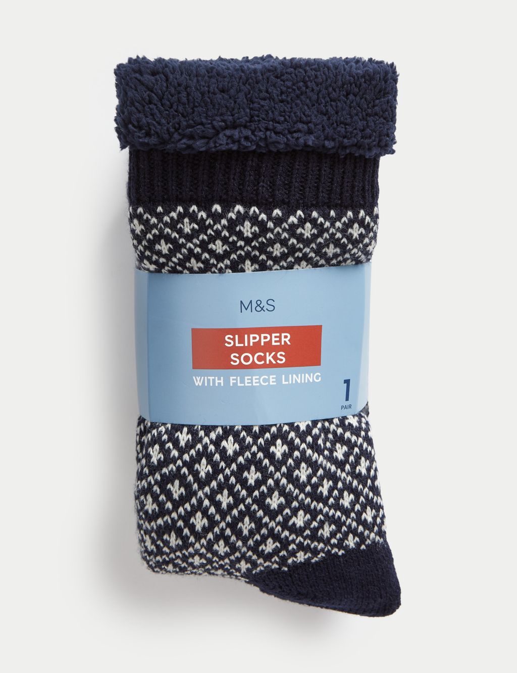 Fair Isle Slipper Socks image 3