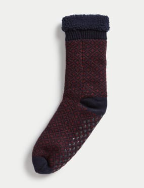 Slipper socks mens m&s best sale