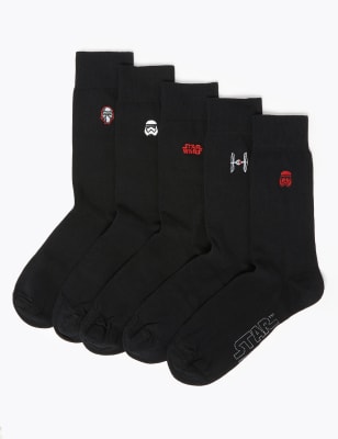 Lot de 5&nbsp;paires de chaussettes en coton &agrave; motif Star Wars&trade;