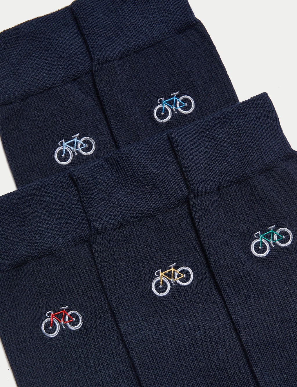 5pk Cotton Rich Bike Socks image 3