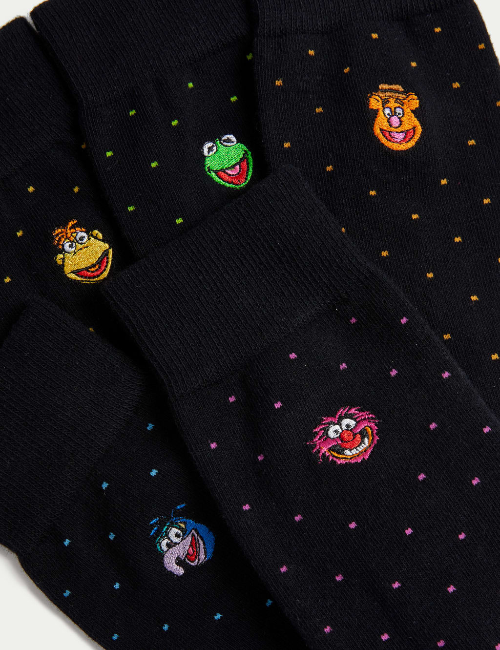 5pk The Muppets™ Cotton Rich Socks image 2
