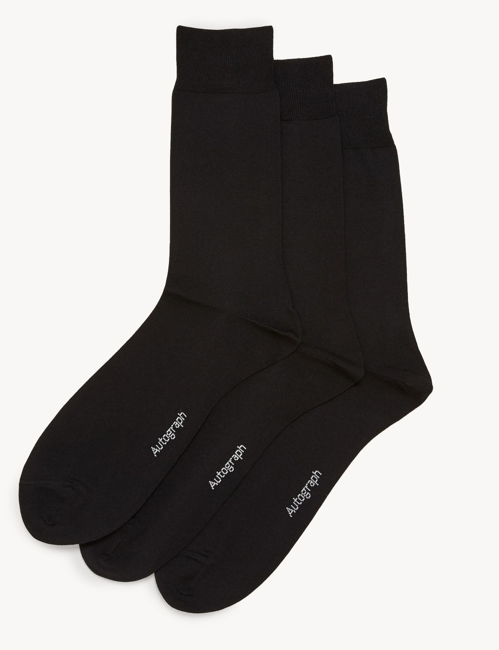 3pk Modal Pima Cotton Socks image 1