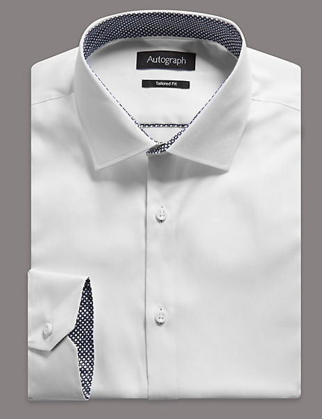 Supima® Cotton Tailored Fit Oxford Shirt | Autograph | M&S
