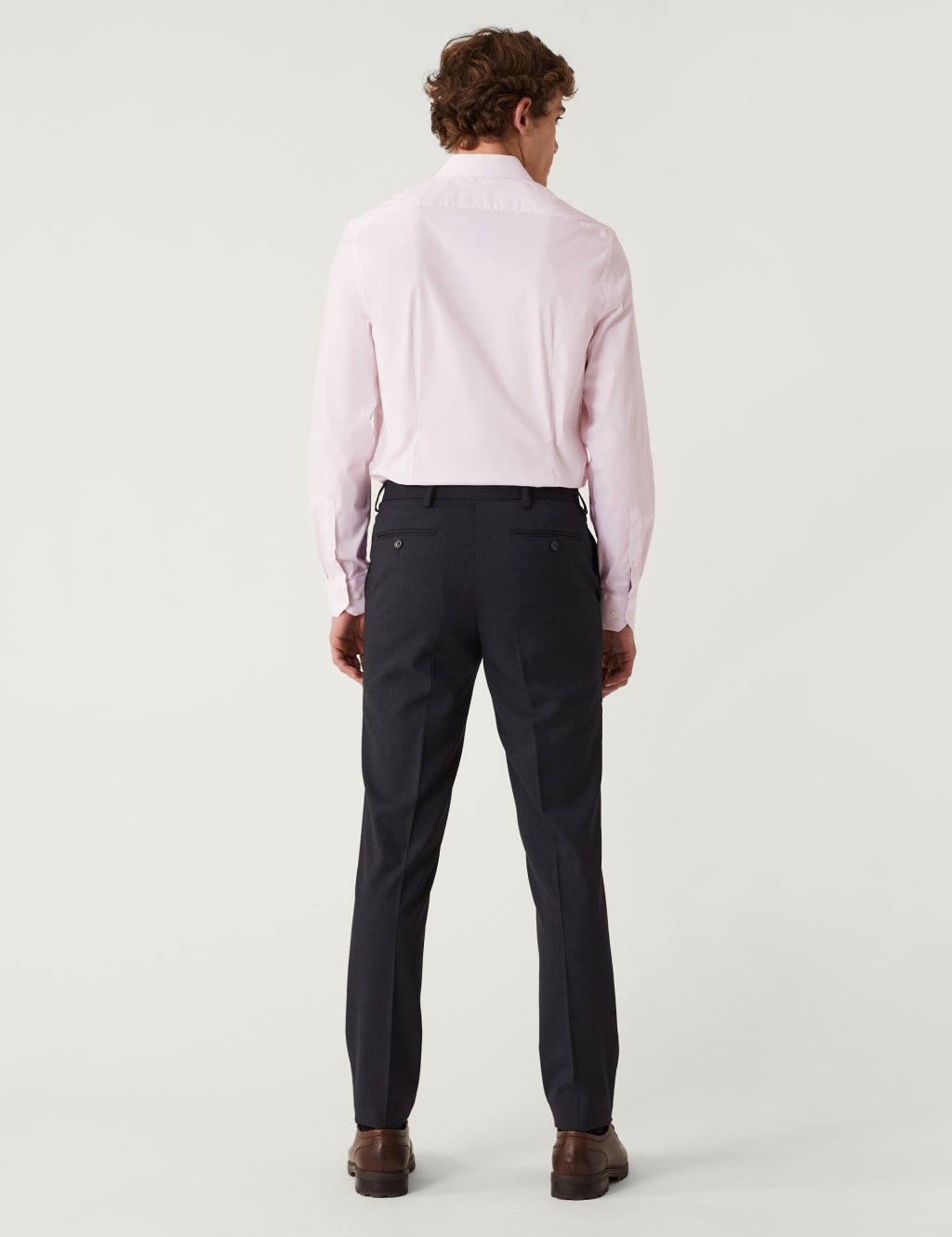 Slim Fit Cotton Rich Stretch Striped Shirt image 4