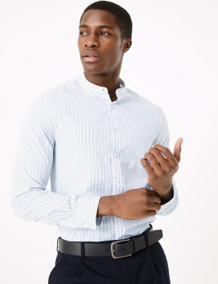 marks and spencer short sleeve formal shirts