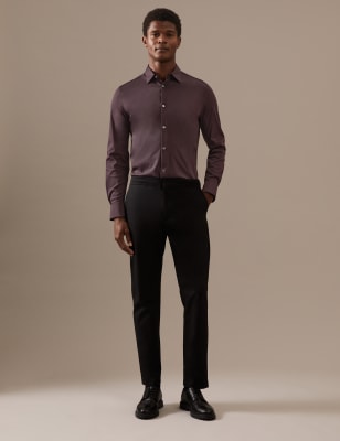 Slim Fit Jersey Cotton Shirt - CA