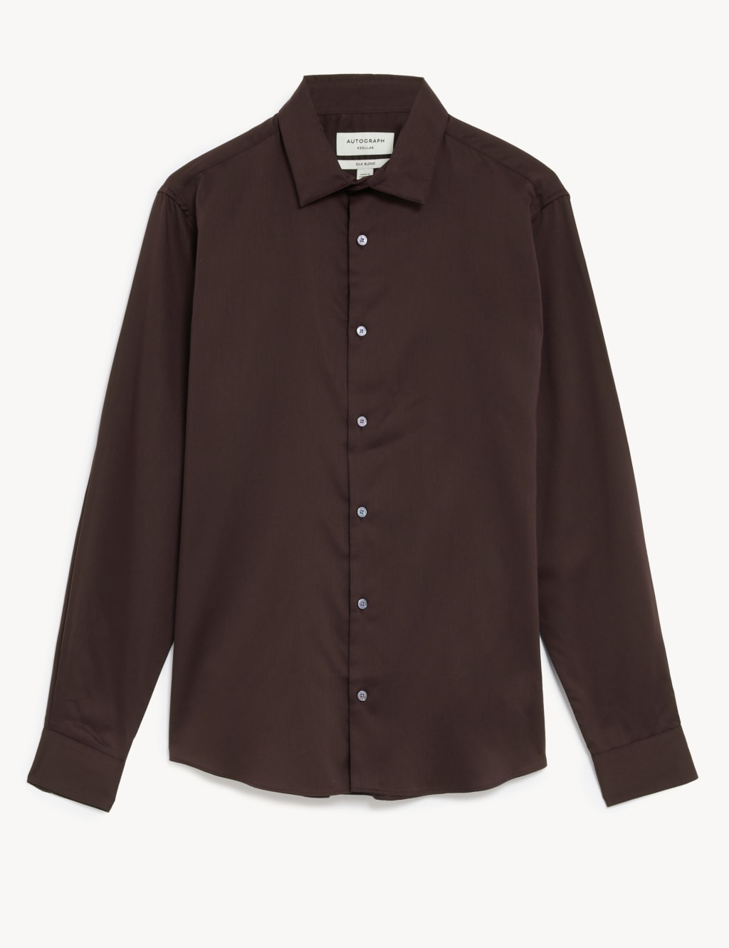 Regular Fit Silk Blend Shirt