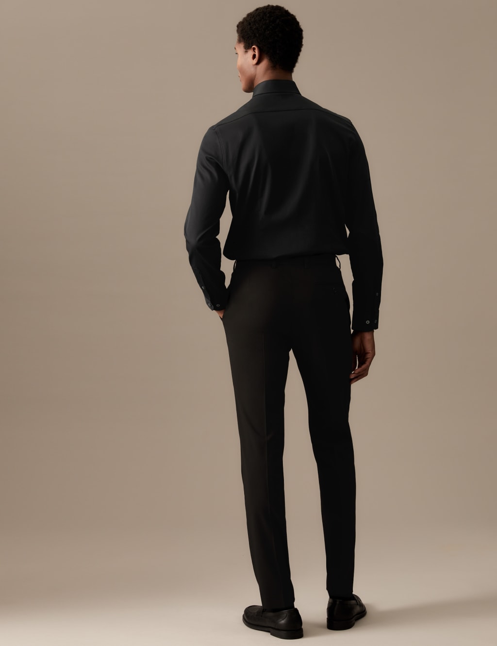 Slim Fit Easy Iron Cotton Rich Shirt image 4
