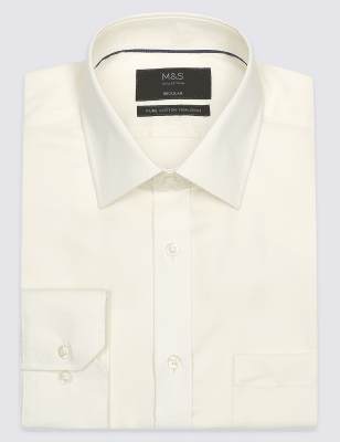 m&s mens regular fit shirts