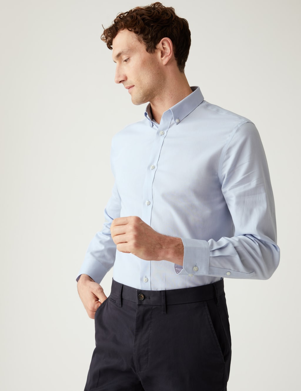Regular Fit Non Iron Pure Cotton Shirt image 1