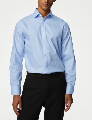 PLAIN SKY BLUE SHIRT FOR MEN