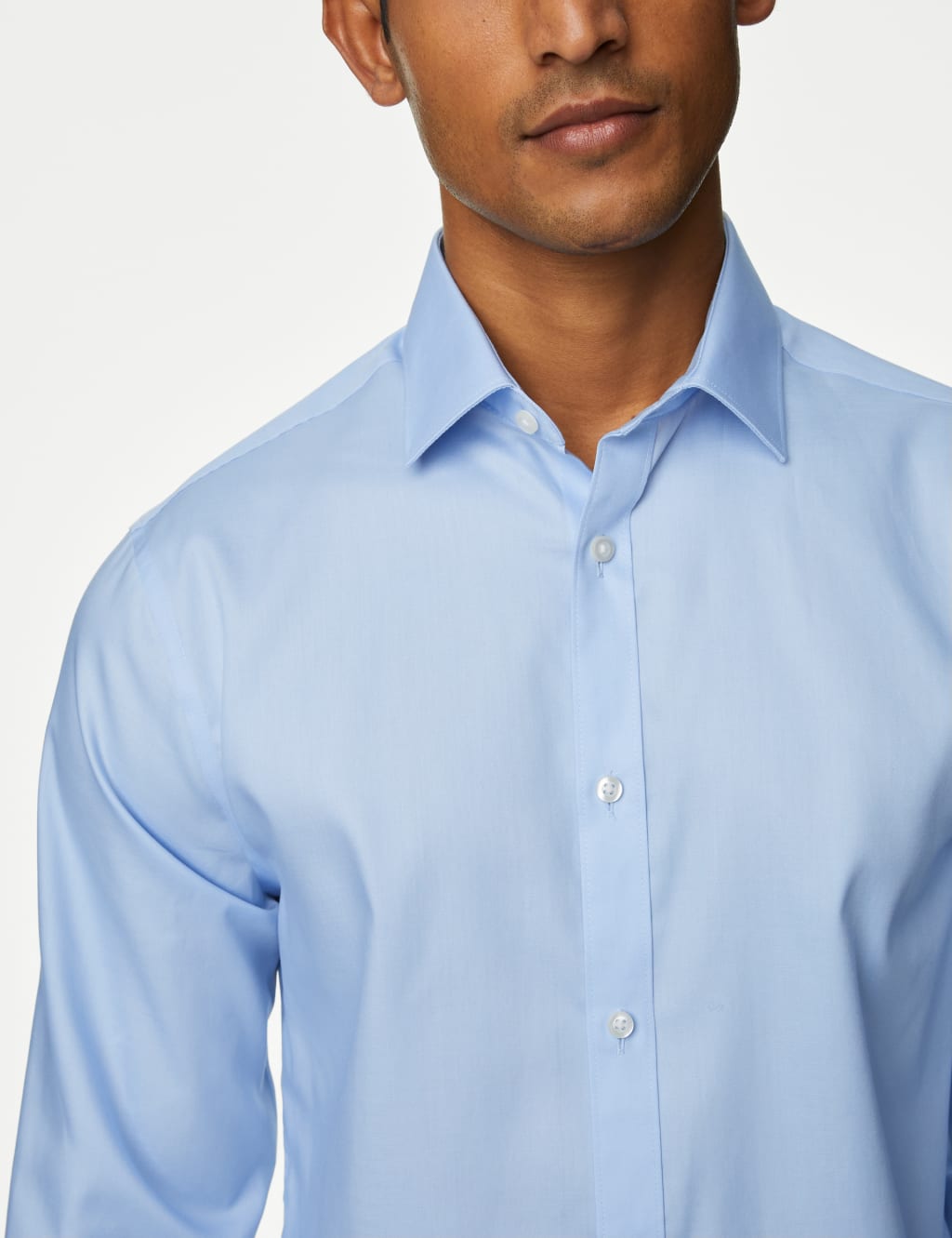 Slim Fit Non Iron Pure Cotton Shirt image 3