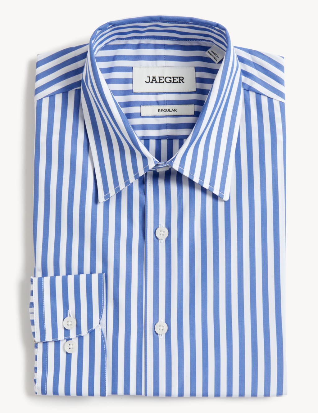 Regular Fit Pure Cotton Striped Shirt image 2