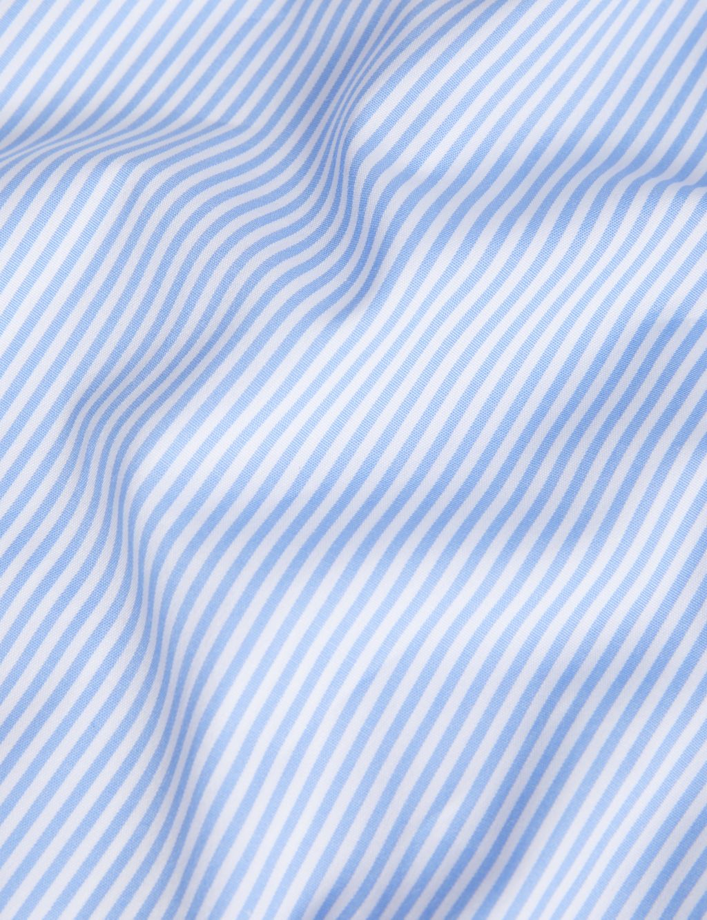 Tailored Fit Pure Cotton Twill Striped Shirt image 6