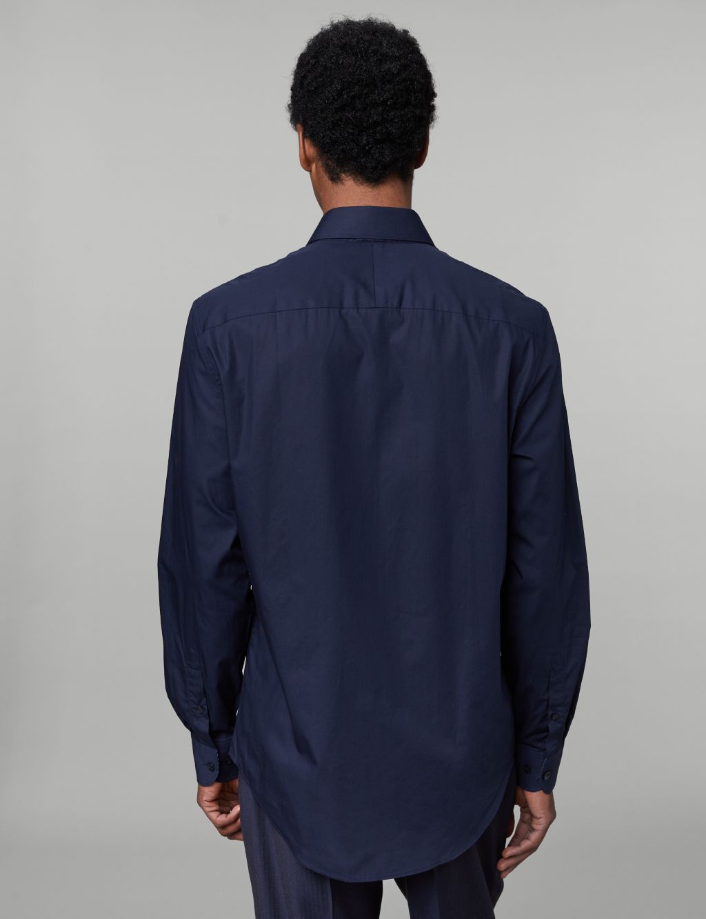 Tailored Fit Pure Cotton Shirt image 5