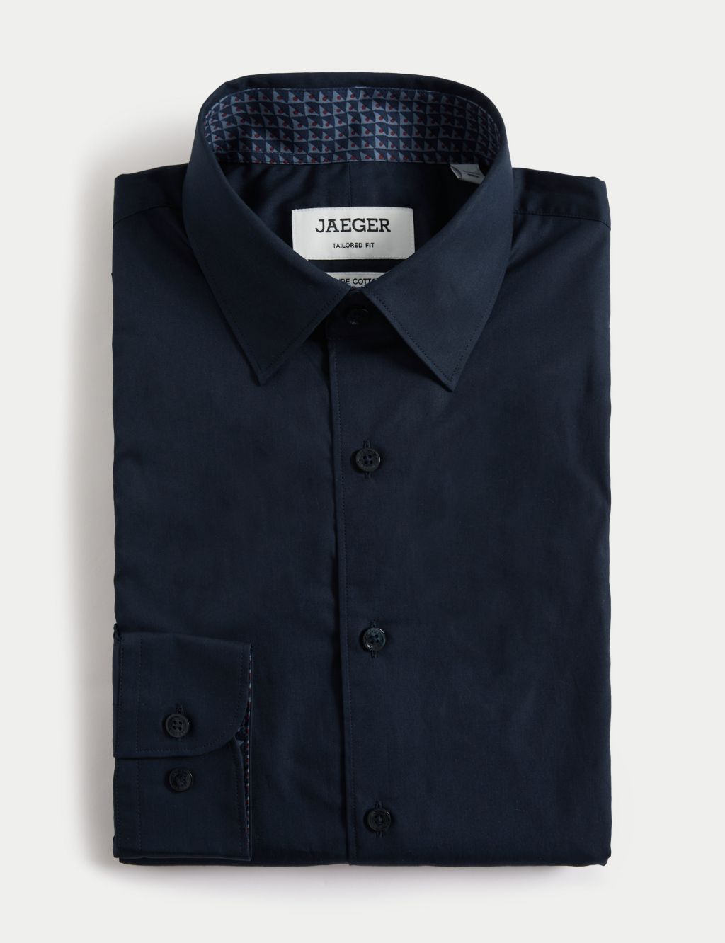 Tailored Fit Pure Cotton Shirt image 2