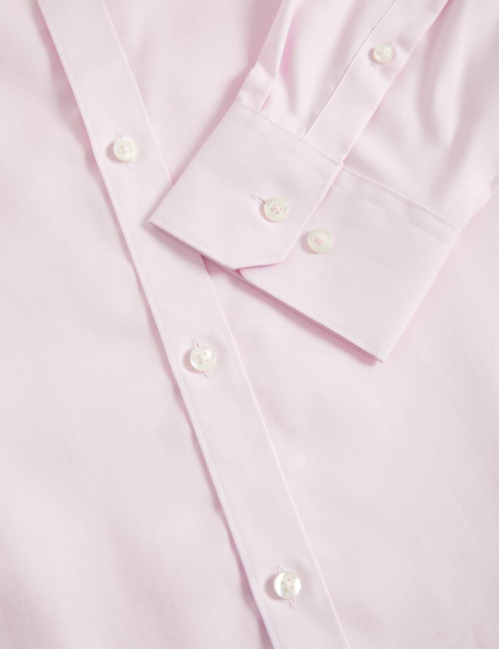 Regular Fit Pure Cotton Non Iron Shirt image 2