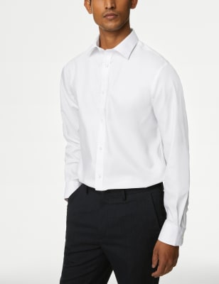 Shorter Length Regular Fit Non Iron Shirt - CA