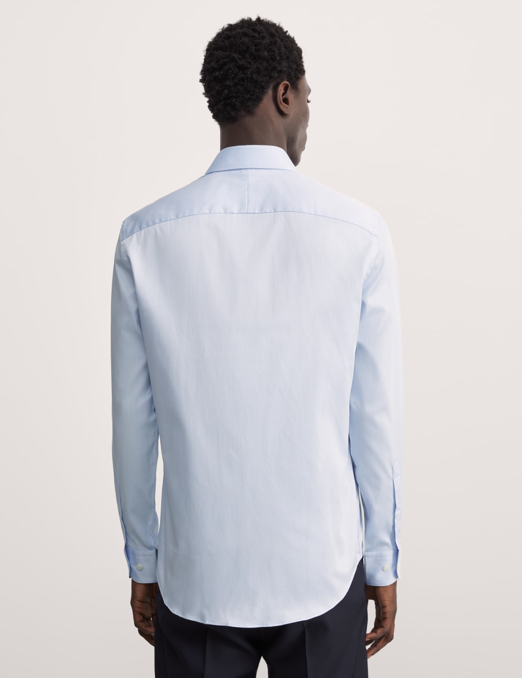 Tailored Fit Pure Cotton Twill Shirt image 5