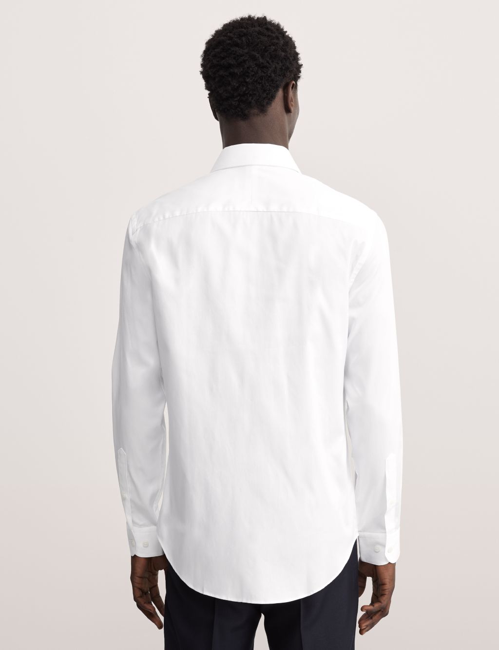 Tailored Fit Pure Cotton Twill Shirt image 5