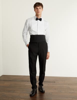 Tuxedo on sale shirt m&s