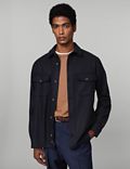 Relaxed Fit Italian Wool Rich Overshirt